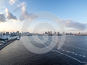 View From Rainbow Bridge, Tokyo, Japan, North Route